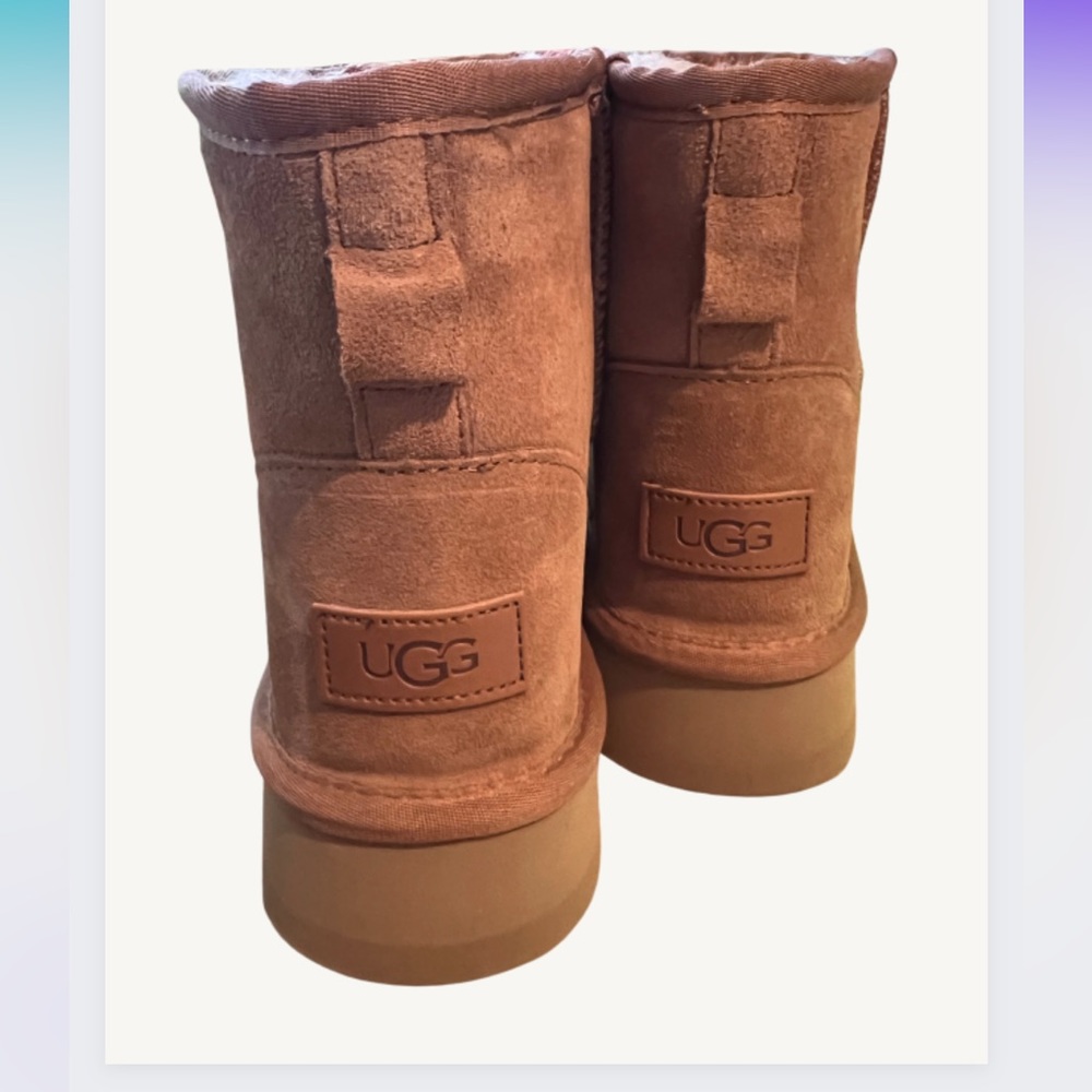 Ankle Brown Snow Boots